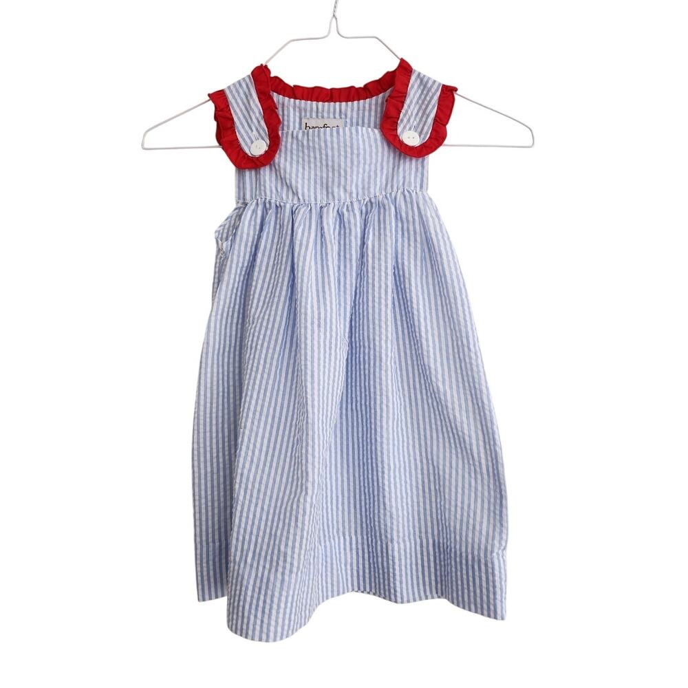 4 Barefoot striped dress